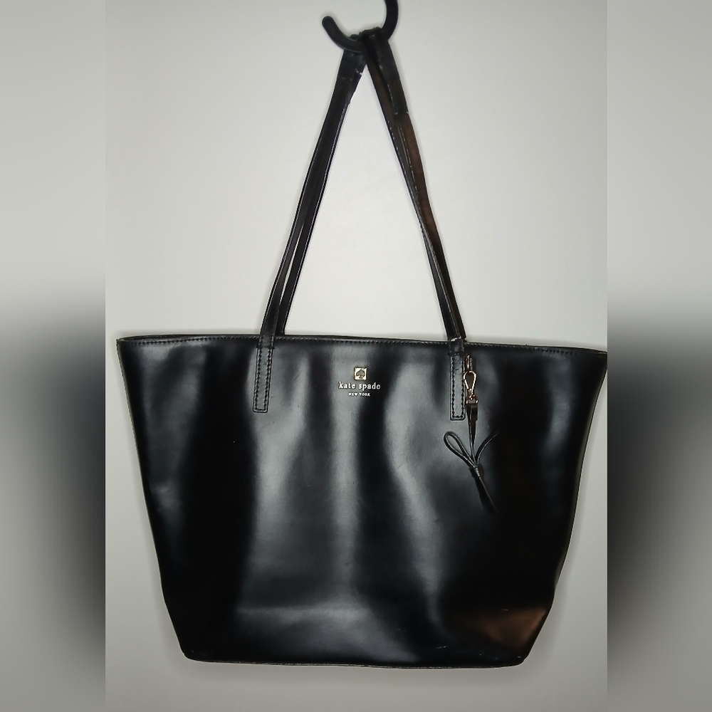 Kate Spade Black Tote Bag With Pink Inside